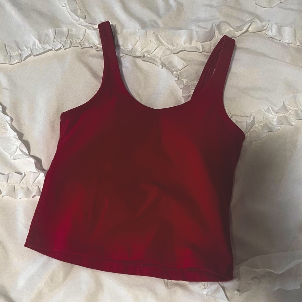 Red Athletic Top from Pink Lily